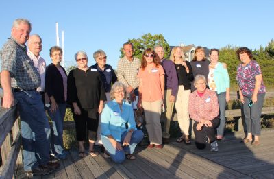 Graduates of the Coastal Certificate program gather at the Connecticut Audubon Center at Milford Point on Oct. 1.