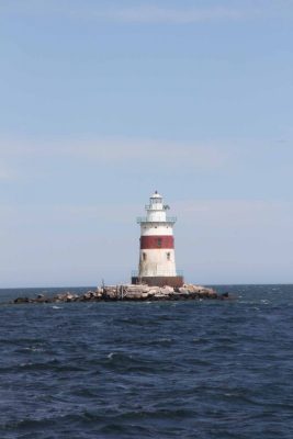 The vessel passed close to Latimer Reef Lighthouse, near the eastern end of Fishers Island.