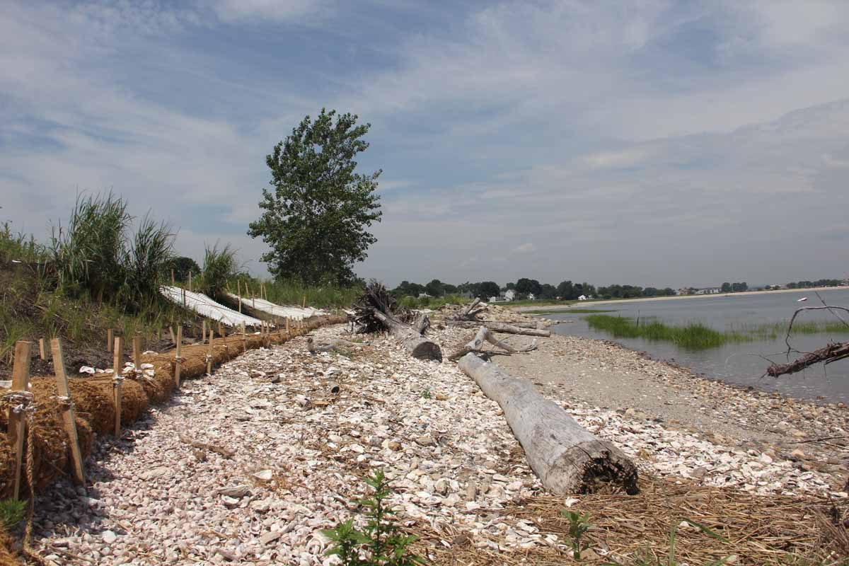 Stratford Point was a former shooting range that had seen significant erosion before it became the site of the first and largest living shoreline project in New England.