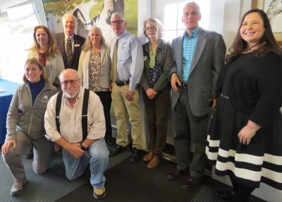 Group photo of authors who contributed to the 2019 Connecticut State of the Birds report.