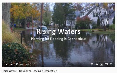 screeenshot from the "Rising Waters: Planning for Flooding in Connecticut" video