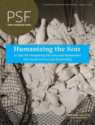 Cover of "Humanizing the Seas" special issue of the Parks Stewardship Forum journal