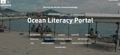 Ocean Literacy Portal web page