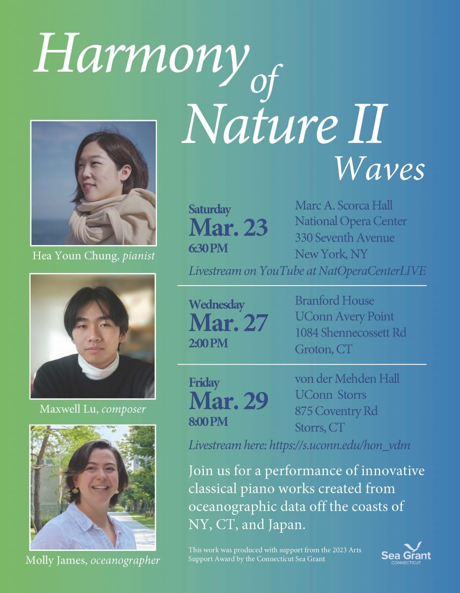 Flyer for Harmony of Nature concerts