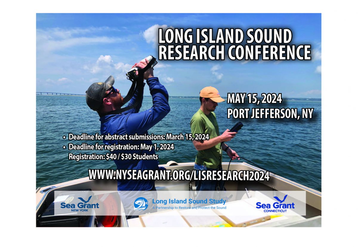 Flyer for Lont Island Sound research conference