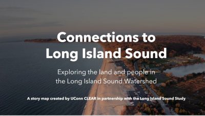 Title page of "Connections to Long Island Sound" StoryMap