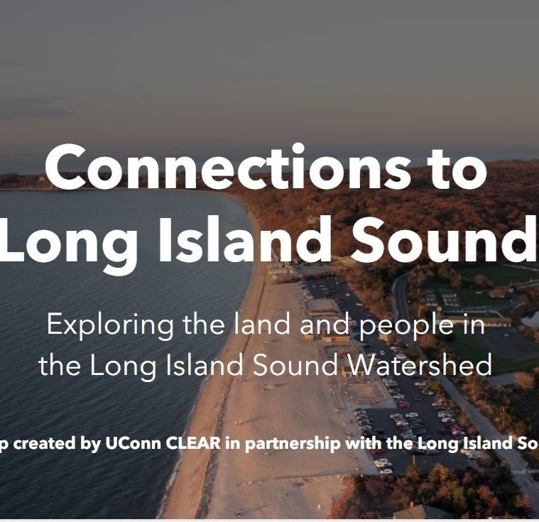 Title page of "Connections to Long Island Sound" StoryMap