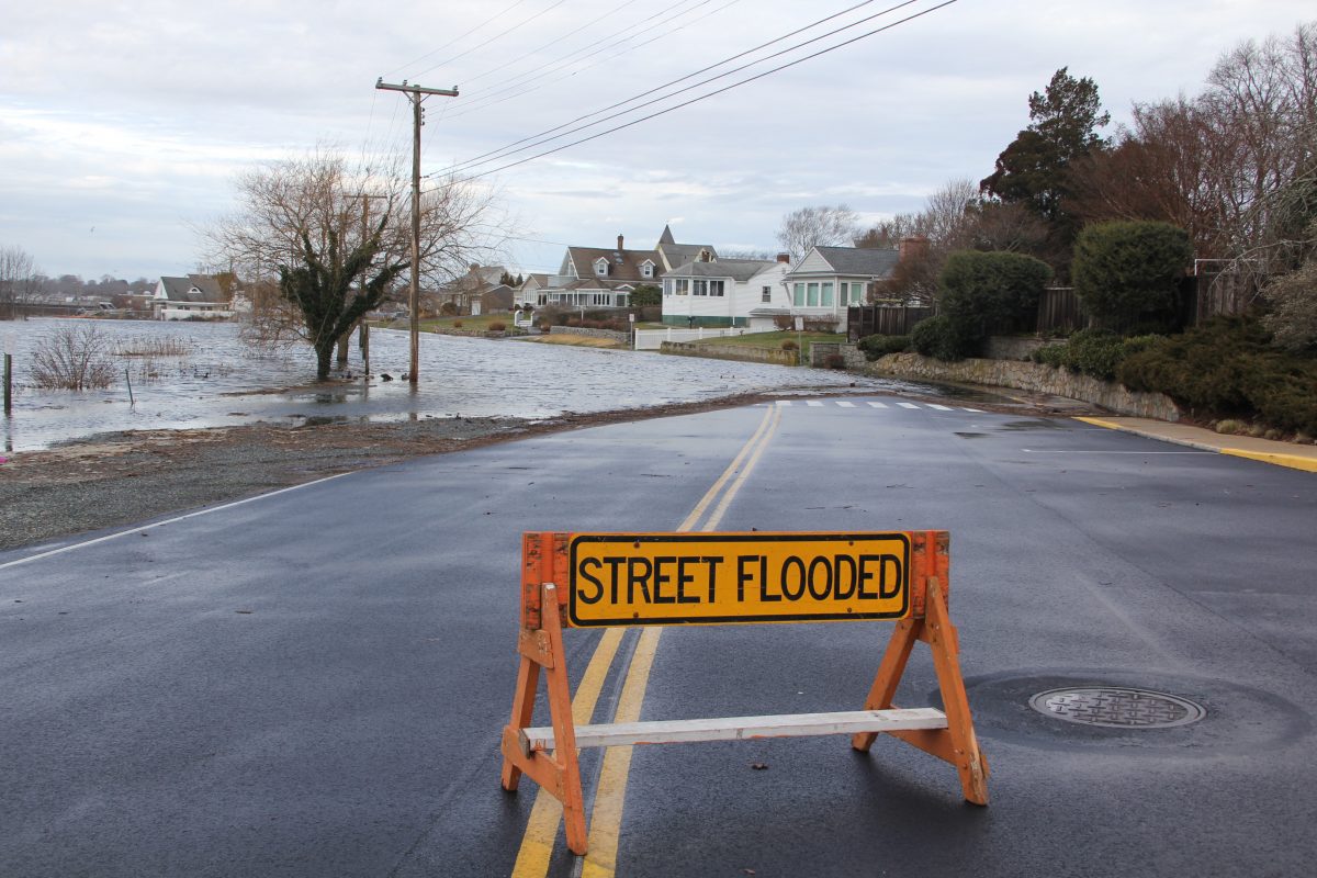 Several roads in Groton were closed after flooding from recent heavy rains.