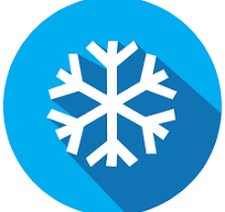 Winter storm warning sign