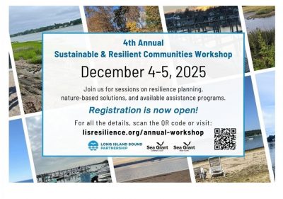 Announcement of 4th Annual Sustainable & Resilient Communities Workshop Dec. 4-5
