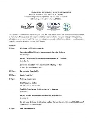 Agenda for 2026 Annual Meeting of Shellfish Commissions