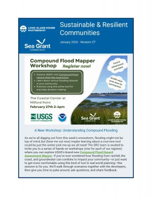 Cover page of Sustainable & Resilient Communities newsletter for January 2026