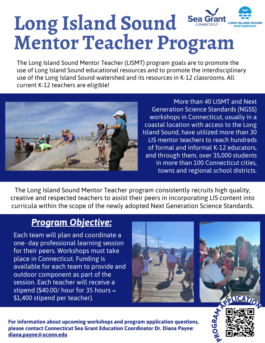 Long Island Sound Mentor Teacher flier