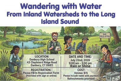 Page 1 of "Wandering with Water" teacher workshop flyer