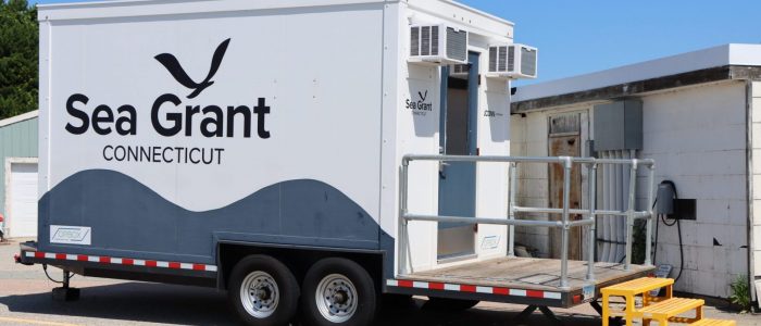 The mobile aquaculture lab, a project of CT Sea Grant and UConn Extension, can be transported to various sites for training and demonstrations.