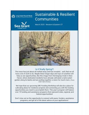 Page 1 of Sustainable & Resilient Communities March 2025 newsletter